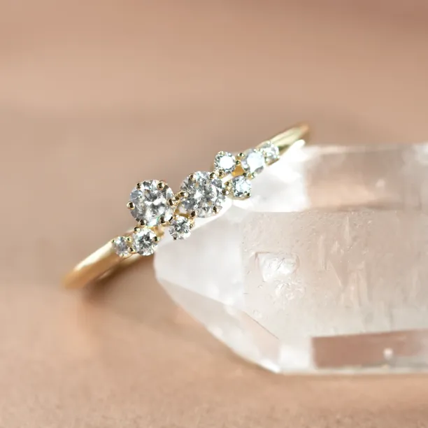 Diamantový cluster prsten CLARIAS Image