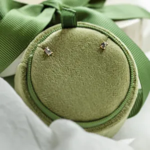 Zlaté minimalistické náušnice s diamanty salt and pepper STELLIE Thumbnail