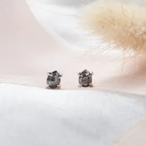 Zlaté minimalistické náušnice s diamanty salt and pepper STELLIE Thumbnail