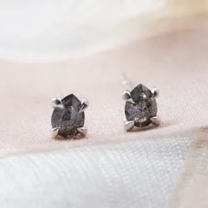 Zlaté minimalistické náušnice s diamanty salt and pepper STELLIE Thumbnail