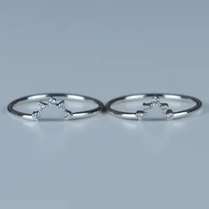 Vykrojený prsten s diamanty EMILIANO Thumbnail