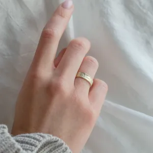 Unusual moon surface wedding bands LUNARIUM Thumbnail