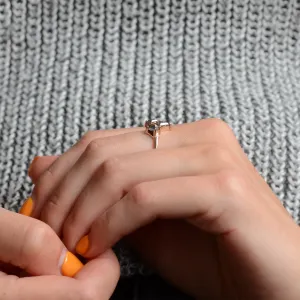 Original ring with gray salt'n'pepper diamonds TOMMASO Thumbnail