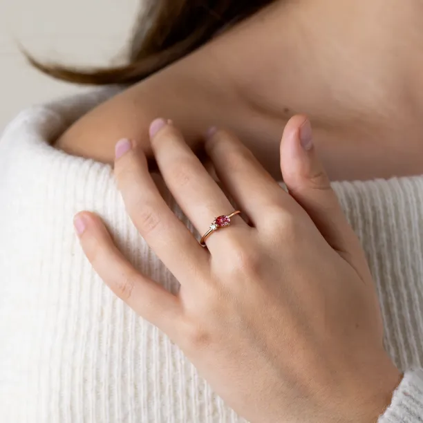 Lab-grown diamantový prsten Toi et Moi DUA Image