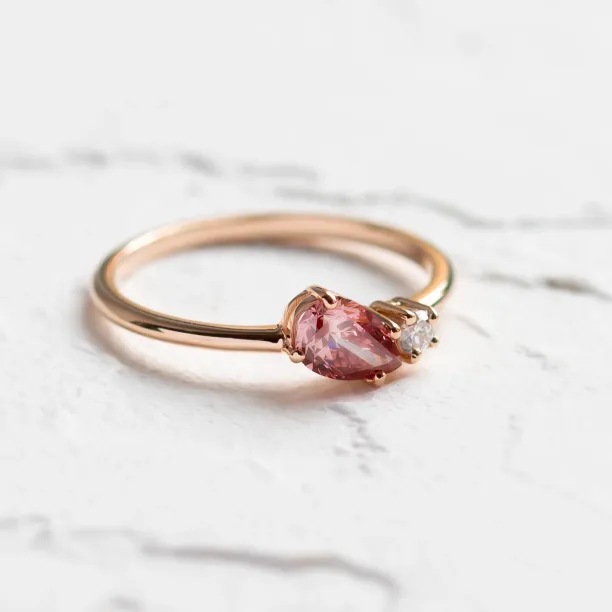 Lab-grown diamantový prsten Toi et Moi DUA Image