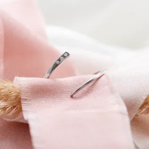 Gold spiral ring with diamonds CHIARA