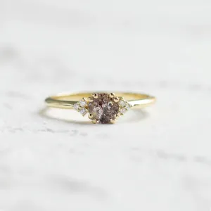Engagement ring with lepidocrocite and diamonds FRAISE Thumbnail
