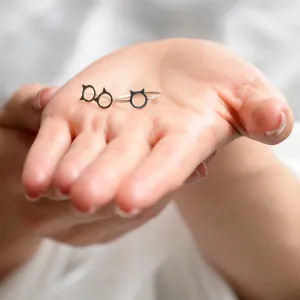 Gold cat head ring KITTY Thumbnail