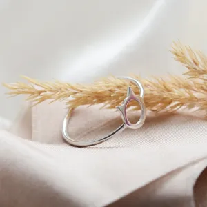 Gold cat head ring KITTY Thumbnail