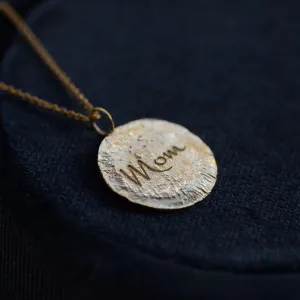 Strukturovaný personalizovaný náhrdelnik s libovolným gravírem MOM Thumbnail