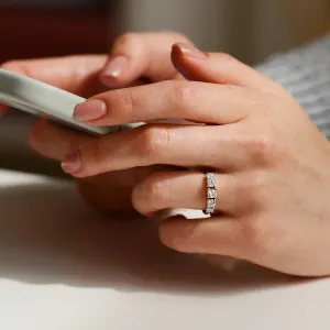 Five stone diamond engagement ring NICOLAS Thumbnail