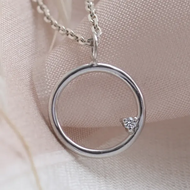 Zlatý karma náhrdelník s diamantem VAJRASANA Image