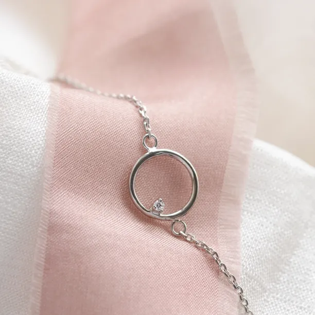 Zlatý karma náramek s diamantem BALASANA Image