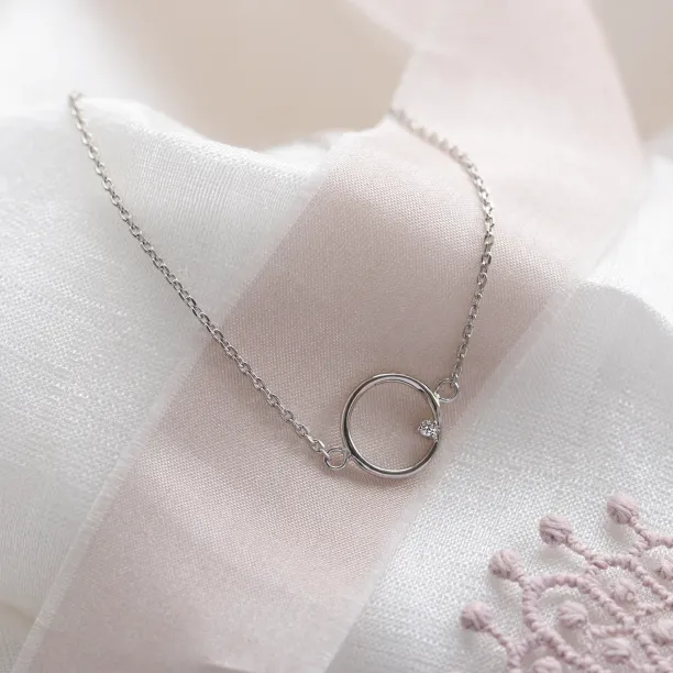 Zlatý karma náramek s diamantem BALASANA Image