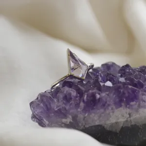 Kite amethyst ring in solid gold DARERCA Thumbnail