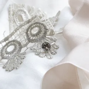 Minimalistický prsten s bezel salt and pepper diamantem ORLAITH Thumbnail