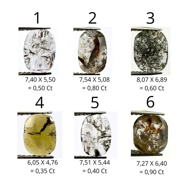 Minimalistický prsten s bezel salt and pepper diamantem ORLAITH Image