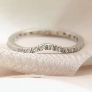 Zlatý eternity prsten s diamanty Tiernan