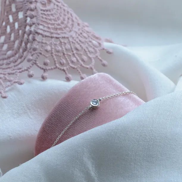 Zlatý náramek se salt and pepper diamantem XSANA Image