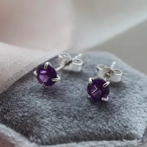 Gold amethyst earrings FELI Thumbnail