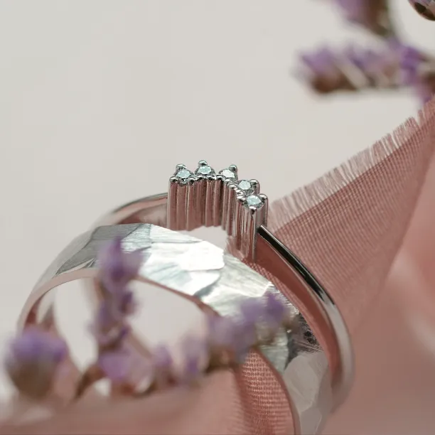 Zlatý diamantový prsten EMILIA Image