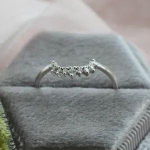 Vykrojený zlatý prsten s diamanty ROXY