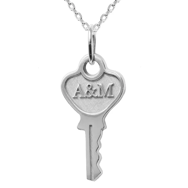 Silver key pendant HANU Image