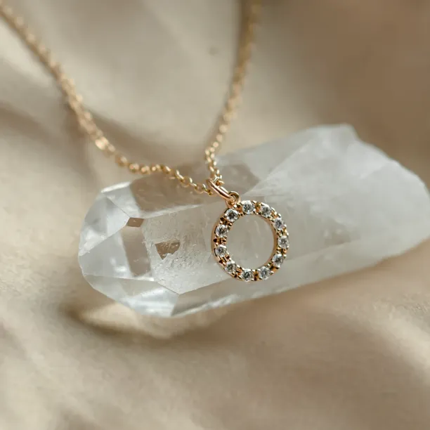 Minimalistický náhrdelník s laboratorními diamanty REESE Image