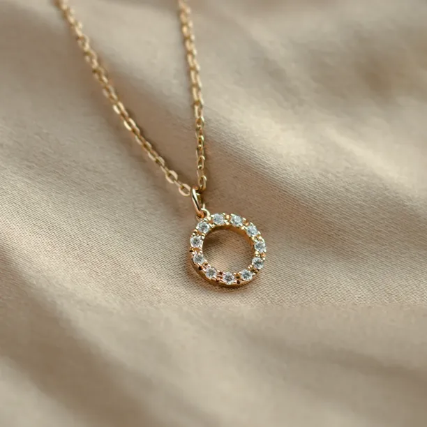 Minimalistický náhrdelník s laboratorními diamanty REESE Image