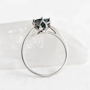 Moss agate gold ring OLLY Thumbnail