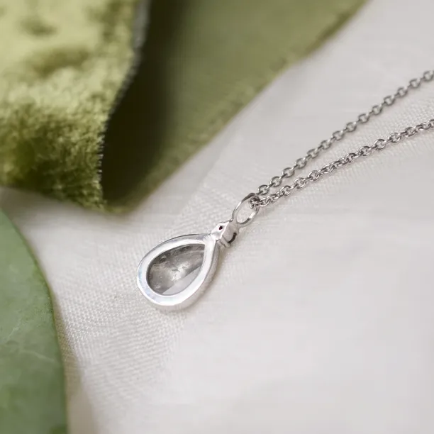 Gold necklace with salt and pepper diamond PERRY Image