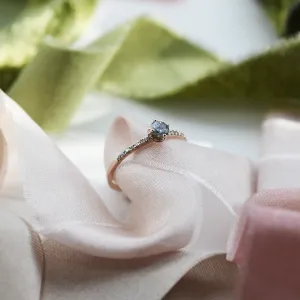 Zlatý prsten s diamanty salt and pepper SANI Thumbnail