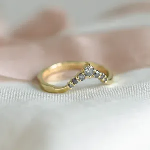 Zlatý prsten s diamanty salt and pepper WENDY Thumbnail