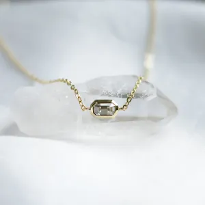 Minimalistický zlatý náramek se salt and pepper diamantem NAYA