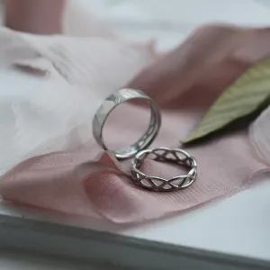 Propletené snubní prsteny ze zlata JAZ Thumbnail