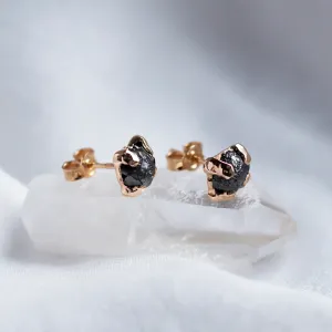 Natural untreated raw diamond earrings CORDELIA Thumbnail