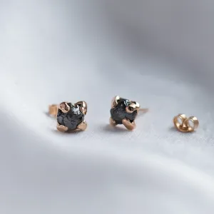 Natural untreated raw diamond earrings CORDELIA Thumbnail