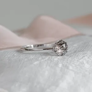 Rutile quartz gold ring OLLY Thumbnail