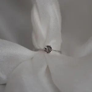 Gold ring with rutile quartz FLORA Thumbnail