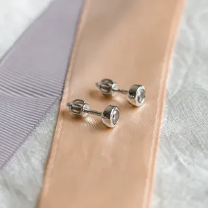 Minimalistické naušnice s diamanty salt and pepper LOLI Thumbnail