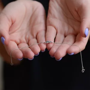 Zlatý náramek osazený salt and pepper diamanty CLARE Thumbnail