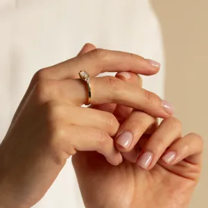 Originální prsten s moissanity ASTRID Thumbnail