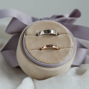 Snubní prsteny ze zlata s rytinou stromů FORI Thumbnail