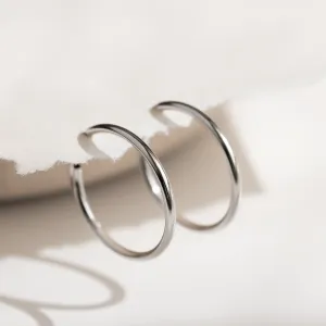 Zlaté kruhové náušnice MOZZA