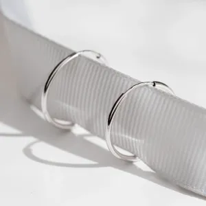 Zlaté kruhové náušnice MOZZA Thumbnail