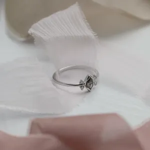 SABI gold ring with salt and pepper diamond 0.2ct Thumbnail