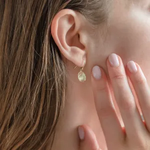 Unique gold earrings BARBARA