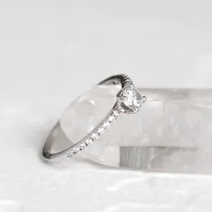  Platinový zásnubní prsten s diamanty 0.38ct KATVI Thumbnail