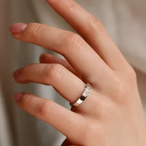 Platinový zásnubní prsten s diamantem 0.25ct MOVIK Thumbnail