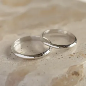 D-SHAPE wedding platinum rings MIAMI Thumbnail